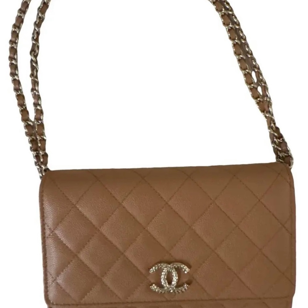 Chanel Tan Quilted Women's Bag